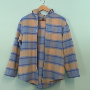 Oversized flannel jacket